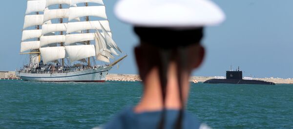 圣彼得堡庆祝海军日 - 俄罗斯卫星通讯社