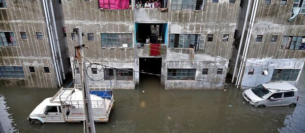 印度洪灾 - 俄罗斯卫星通讯社