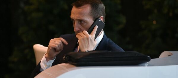 MegaFon 公司职员 - 俄罗斯卫星通讯社