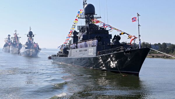 俄波羅的海艦隊官兵將在 “軍隊－2017”論壇期間進行炮擊演練 - 俄羅斯衛星通訊社
