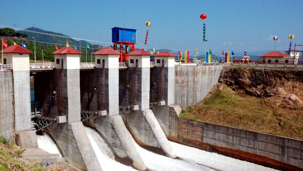 The Shwegyin hydropower plant is commissioned into service in Bago region, southern Myanmar - 俄罗斯卫星通讯社
