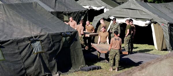 加拿大軍人因非法移民流開始在美加邊境附近修建營地 - 俄羅斯衛星通訊社