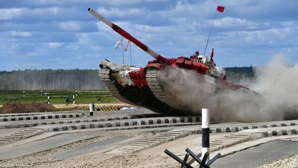 俄羅斯隊在坦克兩項決賽中取得勝利 - 俄羅斯衛星通訊社