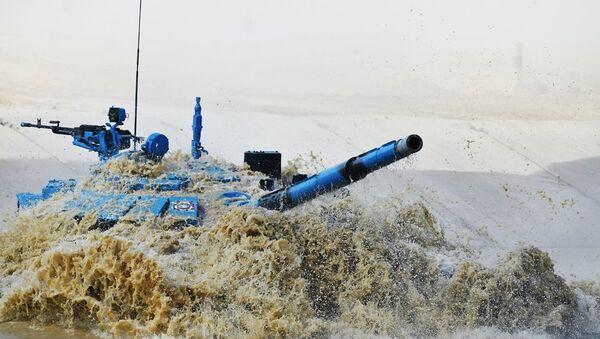 “國際軍事比賽-2020”開闊水域項目開展比賽流程示範 - 俄羅斯衛星通訊社
