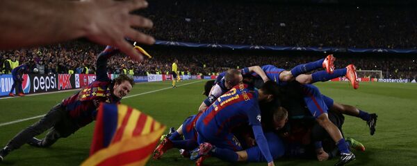 西甲足球豪门巴塞罗那俱乐部宣布签下曾在中国效力的巴西国脚保利尼奥 - 俄罗斯卫星通讯社