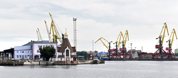 Порт Калининград - российский порт на юго-восточном побережье Балтийского моря - 俄羅斯衛星通訊社