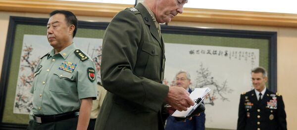 范长龙会见美军高官:不能用军事手段解决朝鲜问题 范长龙会见美军高官:不能用军事手段解决朝鲜问题 - 俄罗斯卫星通讯社