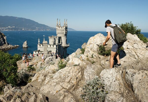 燕窝城堡在克里米亚 燕窝城堡在克里米亚 - 俄罗斯卫星通讯社