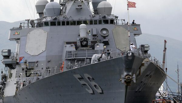 俄國防部表示，進入俄羅斯領海的美國海軍“約翰•麥凱恩”號驅逐艦駛入邊界線兩公里 - 俄羅斯衛星通訊社
