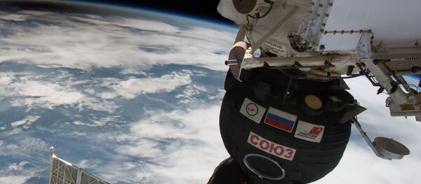 Тень луны над США во время солнечного затмения с МКС - 俄罗斯卫星通讯社
