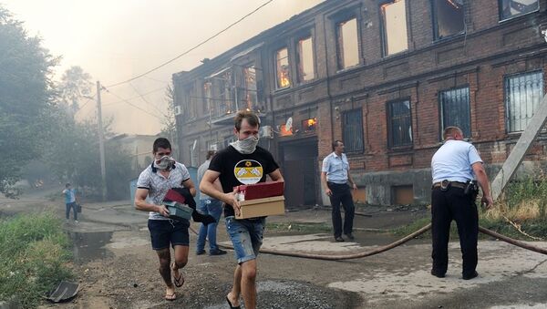 俄頓河畔羅斯托夫火災中1人死亡 - 俄羅斯衛星通訊社