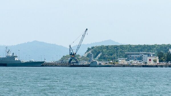 The Royal Malaysian Navy base in Sepanggar Bay, Sabah. - 俄羅斯衛星通訊社
