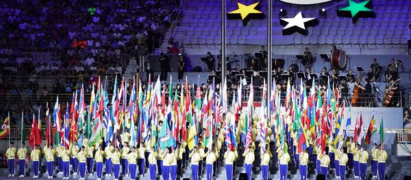 俄罗斯跆拳道运动员在世界大学生运动会上赢得团体赛冠军 俄罗斯跆拳道运动员在世界大学生运动会上赢得团体赛冠军 - 俄罗斯卫星通讯社