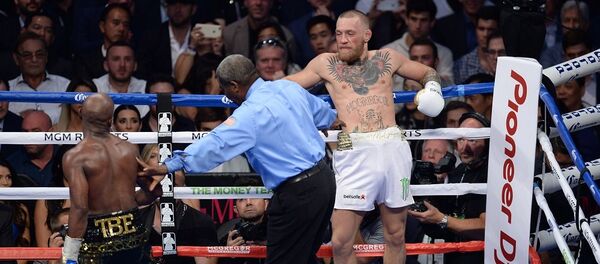 弗洛伊德·梅威瑟打破傳奇拳擊手洛基·馬西安諾的記錄 弗洛伊德·梅威瑟打破傳奇拳擊手洛基·馬西安諾的記錄 - 俄羅斯衛星通訊社