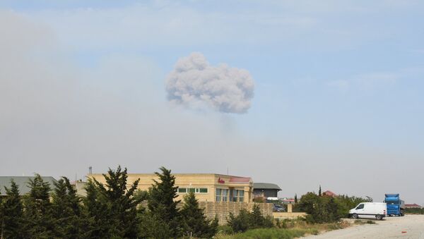 阿塞拜疆軍械庫發生爆炸 - 俄羅斯衛星通訊社