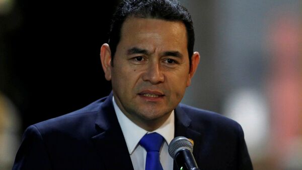 危地馬拉總統吉米·莫拉萊斯 - 俄羅斯衛星通訊社