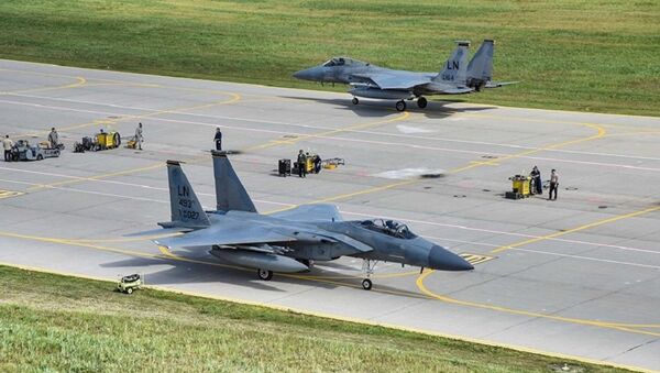 立陶宛国防部：7架美军F-15鹰式战机飞抵立陶宛 - 俄罗斯卫星通讯社