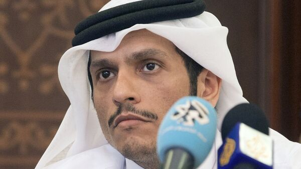 卡塔尔首相兼外交大臣穆罕默德·本·阿卜杜勒拉赫曼·阿勒萨尼 - 俄罗斯卫星通讯社