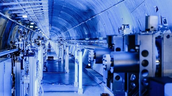 Тоннель к построенному под Гамбургом Европейскому лазеру на свободных электронах XFEL - 俄罗斯卫星通讯社