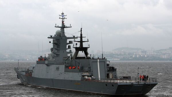 「完美號」輕型護衛艦抵達俄羅斯島參加東方經濟論壇 - 俄羅斯衛星通訊社
