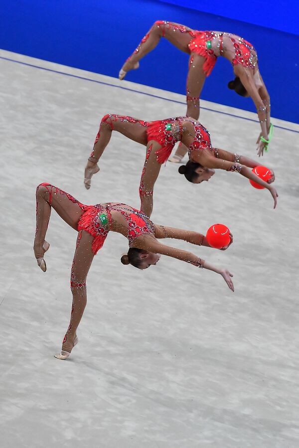 俄羅斯隊的女體操運動員們 - 俄羅斯衛星通訊社