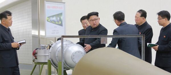 North Korean leader Kim Jong Un provides guidance on a nuclear weapons program - 俄罗斯卫星通讯社