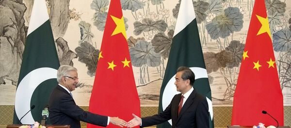 中國外交部長王毅與巴基斯坦外長阿西夫 中國外交部長王毅與巴基斯坦外長阿西夫 - 俄羅斯衛星通訊社