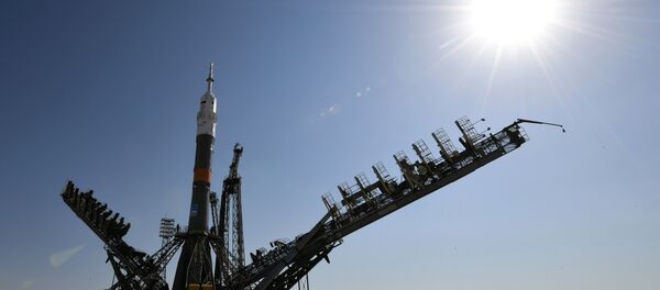 Союз МС-05 на первой стартовой площадке (Гагаринский старт) космодрома Байконур - 俄羅斯衛星通訊社