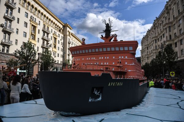 “北极”号破冰船模型 - 俄罗斯卫星通讯社