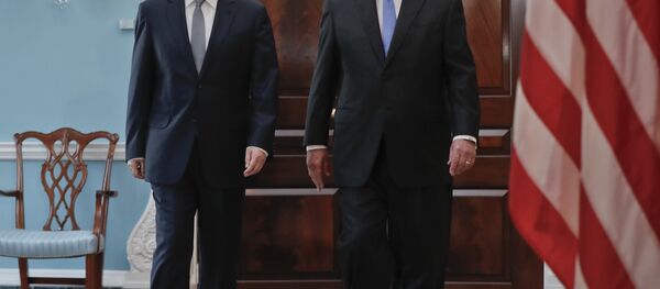 杨洁篪会见美国国务卿蒂勒森 杨洁篪会见美国国务卿蒂勒森 - 俄罗斯卫星通讯社