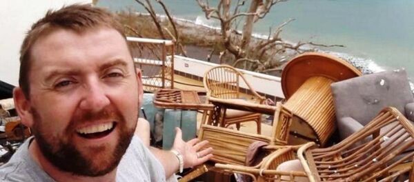 男子小島買新房僅一周就遭颶風“洗禮” 男子小島買新房僅一周就遭颶風“洗禮” - 俄羅斯衛星通訊社