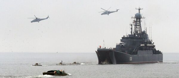 约20艘波罗的海军舰出海在“西方-2017”演习期间执行任务 约20艘波罗的海军舰出海在“西方-2017”演习期间执行任务 - 俄罗斯卫星通讯社