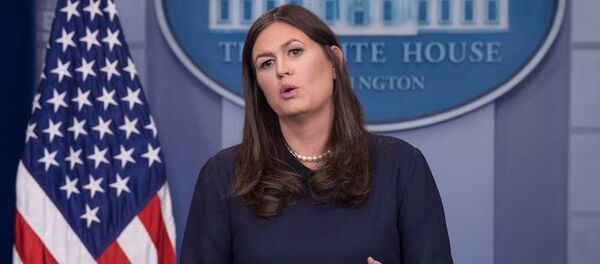 美国白宫发言人莎拉•桑德斯 - 俄罗斯卫星通讯社