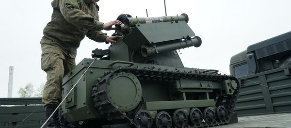 “平台-M”作战机器人 - 俄罗斯卫星通讯社