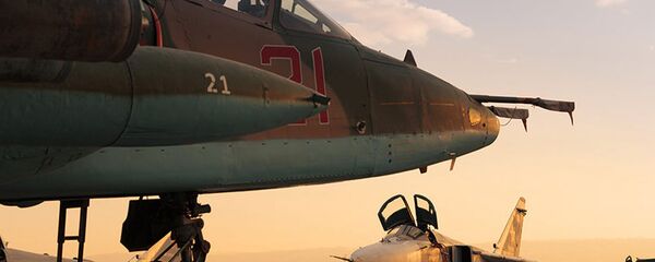 Самолеты ВКС РФ на авиабазе Хмеймим в Сирии. Архивное фото - 俄罗斯卫星通讯社