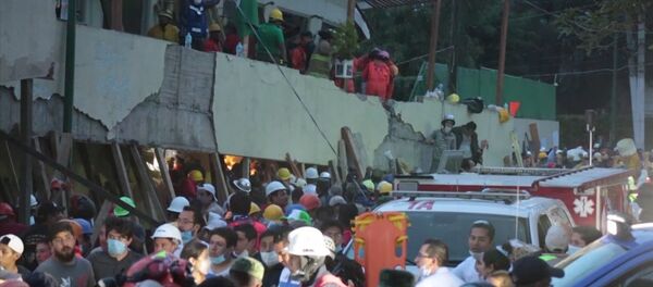 墨西哥地震救援現場 - 俄羅斯衛星通訊社