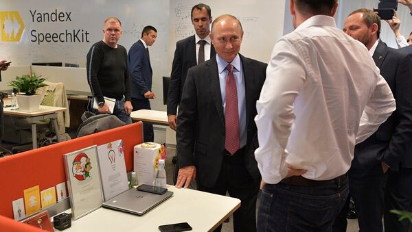 普京視察Yandex總部聽取有關人工智能發展報告 - 俄羅斯衛星通訊社