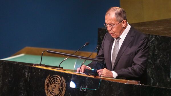 Выступление главы МИД РФ С.Лаврова на Генеральной Ассамблее ООН - 俄羅斯衛星通訊社