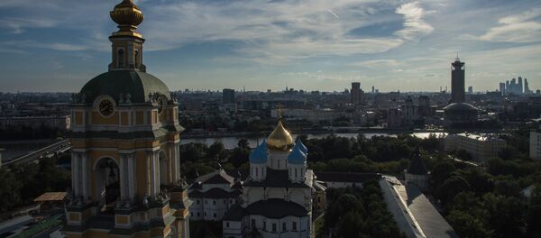 莫斯科第二高鐘樓安裝16.5噸重巨鐘 莫斯科第二高鐘樓安裝16.5噸重巨鐘 - 俄羅斯衛星通訊社