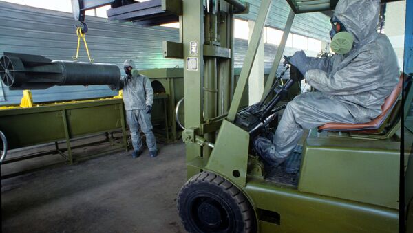 Подготовка к демонстрации технологии уничтожения химического оружия - 俄罗斯卫星通讯社