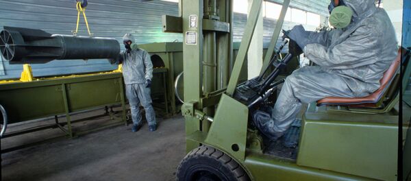 Подготовка к демонстрации технологии уничтожения химического оружия - 俄罗斯卫星通讯社