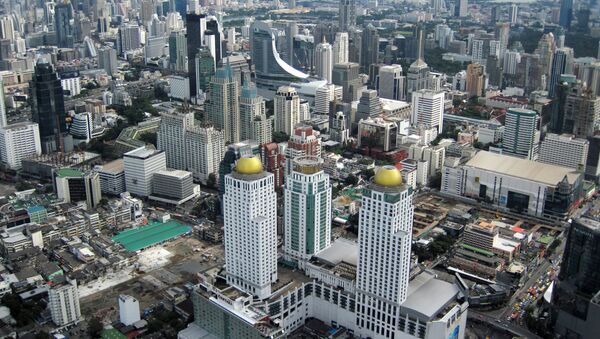 Вид на Бангкок со смотровой площадки Baiyoke Sky Hotel расположенной на 88-ом этаже здания. - 俄羅斯衛星通訊社