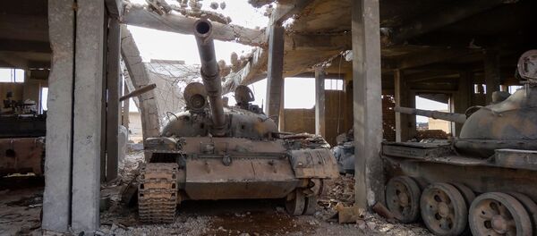 俄叙军事工程人员炸毁恐怖分子的前地下隐蔽所 - 俄罗斯卫星通讯社