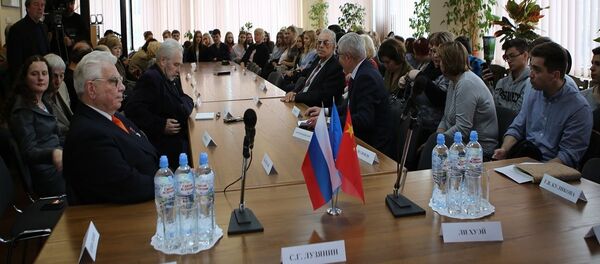 俄中友協和俄遠東所舉辦中國國慶68週年慶祝活動 - 俄羅斯衛星通訊社