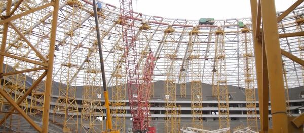 国际足联官员视察萨马拉世界杯球场建设情况 - 俄罗斯卫星通讯社