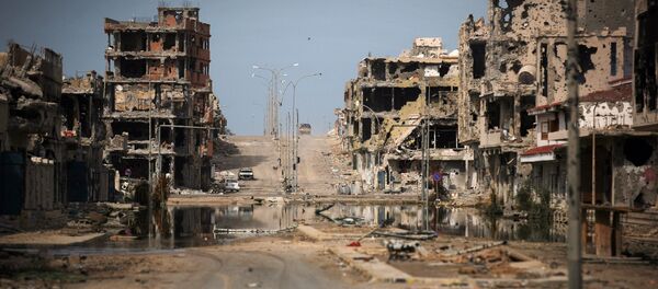 Развалины домов в городе Сирт, Ливия Развалины домов в городе Сирт, Ливия - 俄羅斯衛星通訊社