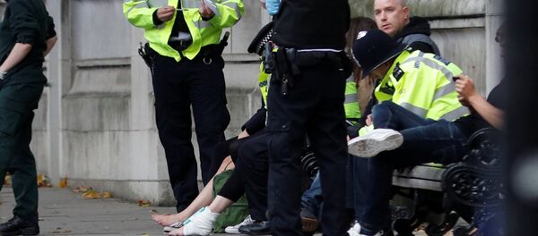 在倫敦一輛汽車衝上人行道造成數人受傷 - 俄羅斯衛星通訊社