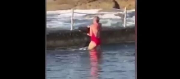 澳大利亞女子徒手抓鯊魚 - 俄羅斯衛星通訊社