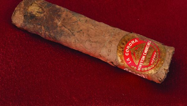 丘吉爾未抽完的雪茄將被拍賣 - 俄羅斯衛星通訊社