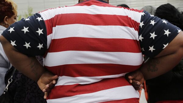 美国成为经受肥胖困扰人数最多的国家 - 俄罗斯卫星通讯社